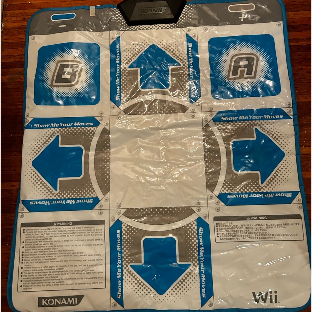 Konami Dance Dance Revolution DDR Dance Mat(pad only) For Nintendo Wii/ GameCube